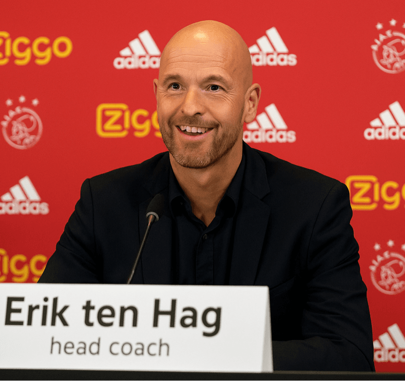 Se apresenta Jord Cruyff, novo técnico do Ajax FC, na primeira coletiva filho de Johan Cruyff traça metas da temporada, a torcida comemor…