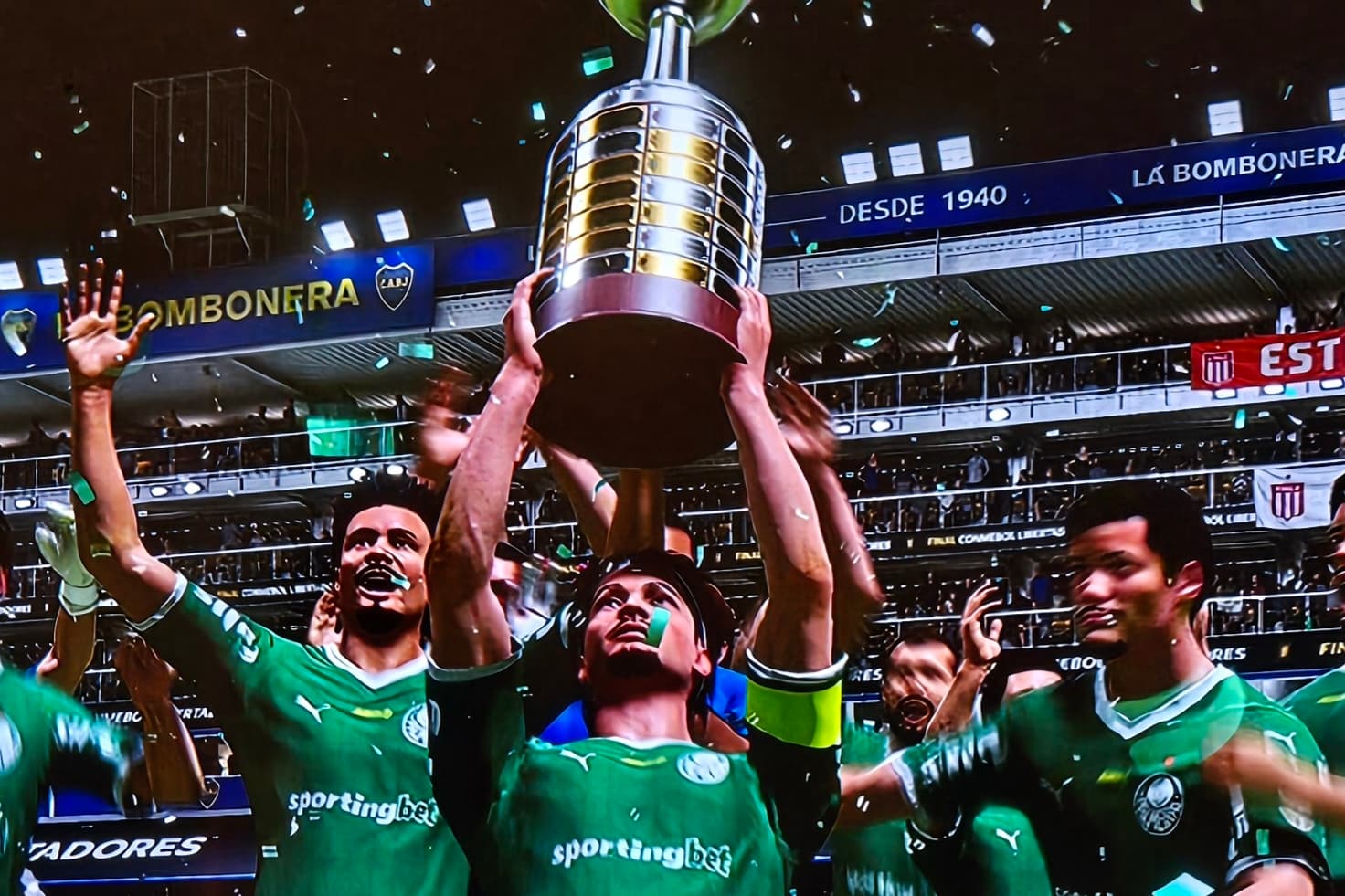 Toda honra e Gloria a Deus 🙏🤞 Palmeiras 3x1 Estudiantes ⚽️ Flaco 2x ⚽️ Thalys Veiga +1⚽️ +1🅰️🙌