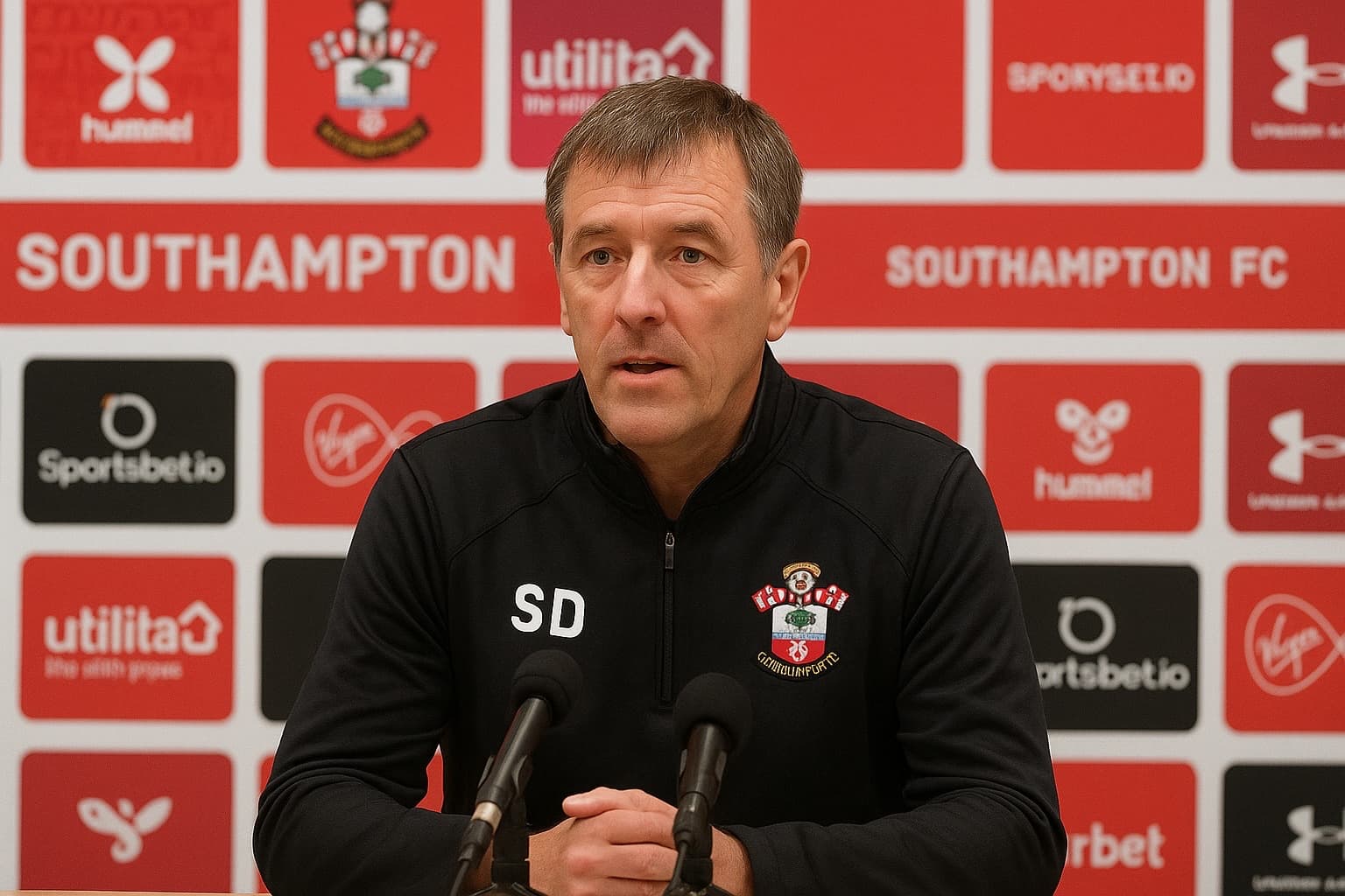 Primeira coletiva de imprensa com Matthew no comando do Southampton (mande perguntas nos comentários que o técnico irá responder)