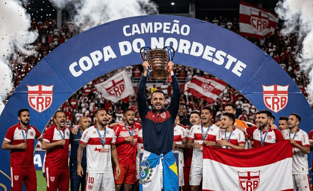RENATÃO FAZ HISTÓRIA. 🏆🔴⚪ Nem precisa de arte. A imagem já fala por si. CRB 2 X 0 Vitória Sob o comando de Renato Augusto, o CRB conqui…