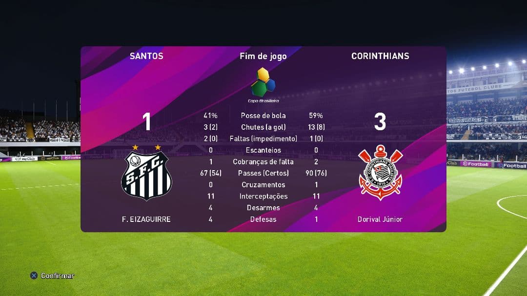 Corinthians avança pras quartas de final depois de enfrentar o Santos e vencer de 3x1, próximo adversário será o Palmeiras