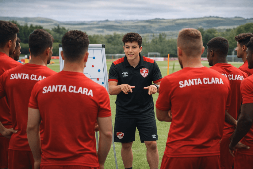 A preparar a pré época . Vamos Santa Clara❤️🤍!!!