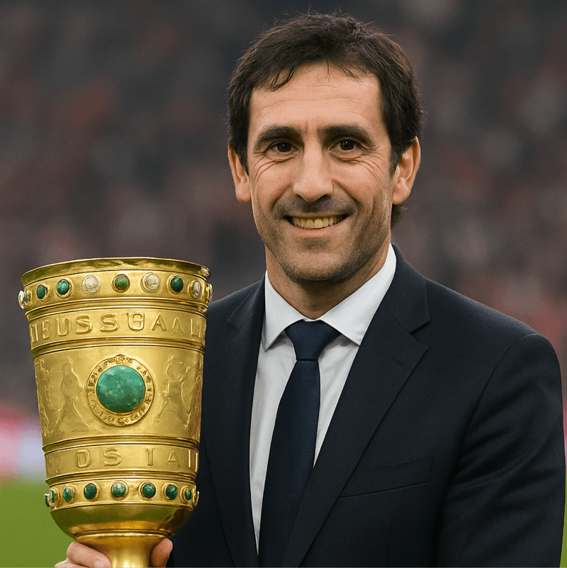OBJETIVO CONCLUÍDO SOMOS CAMPEÕES DA DFB POKAL VAMOS POR MAIS