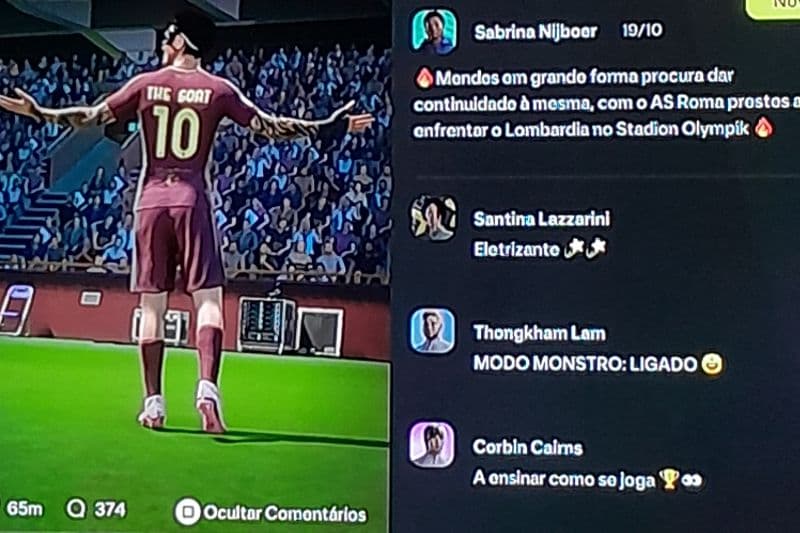 THE GOAT a estrela de AS Roma 💫✨️