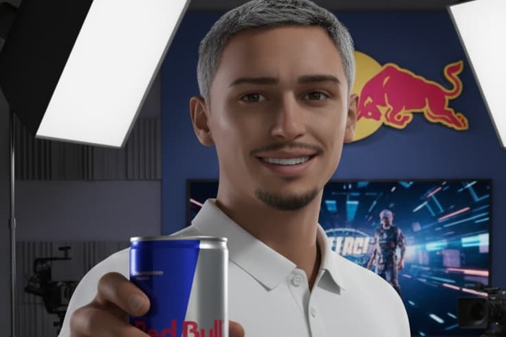Feliz demais por está fechando essa parceria. Red bull te da asas🐂🪽
