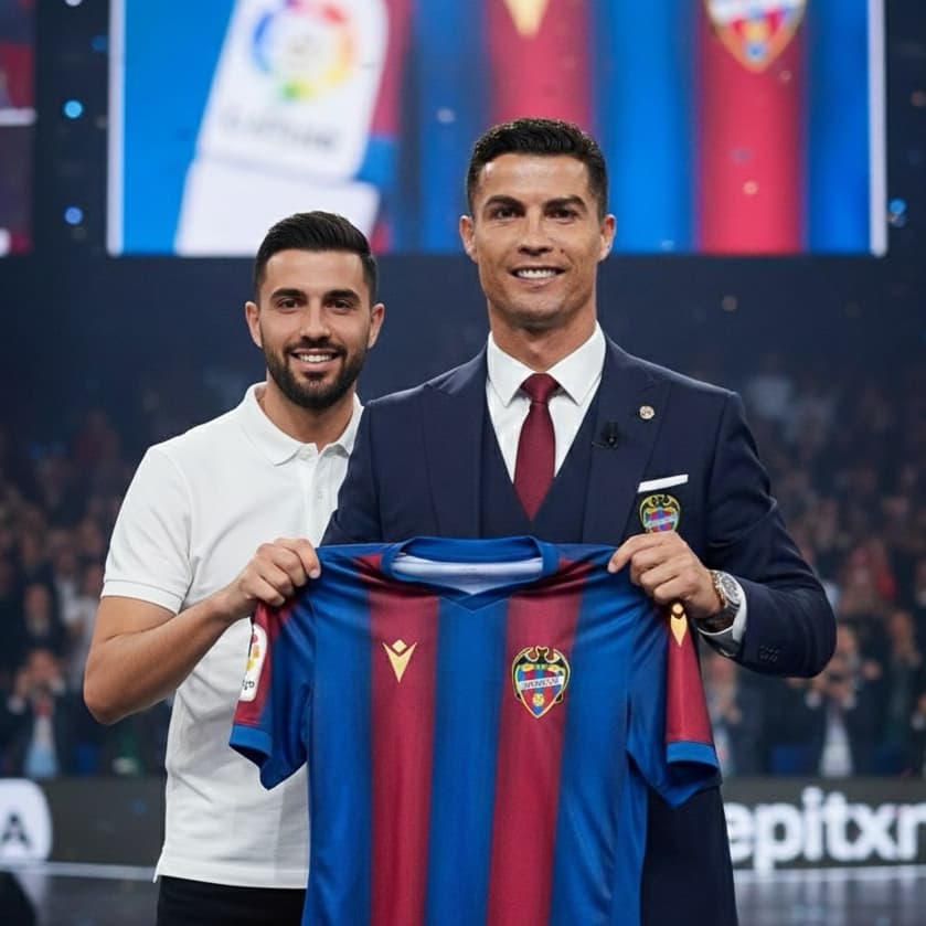 Com enorme orgulho e alegria, recebo meu grande amigo Cristiano Ronaldo na comissão técnica do Levante! 🙌⚽ Obrigado por aceitar caminhar…