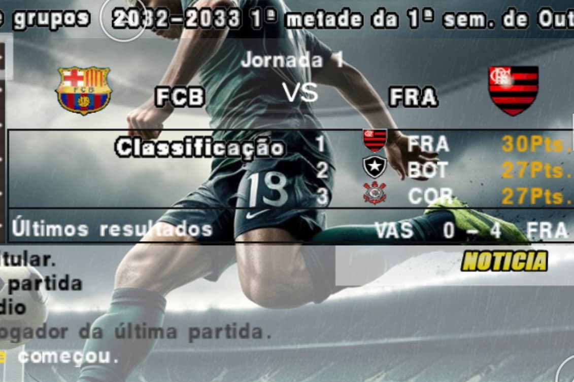 Primeiro jogo da chapions