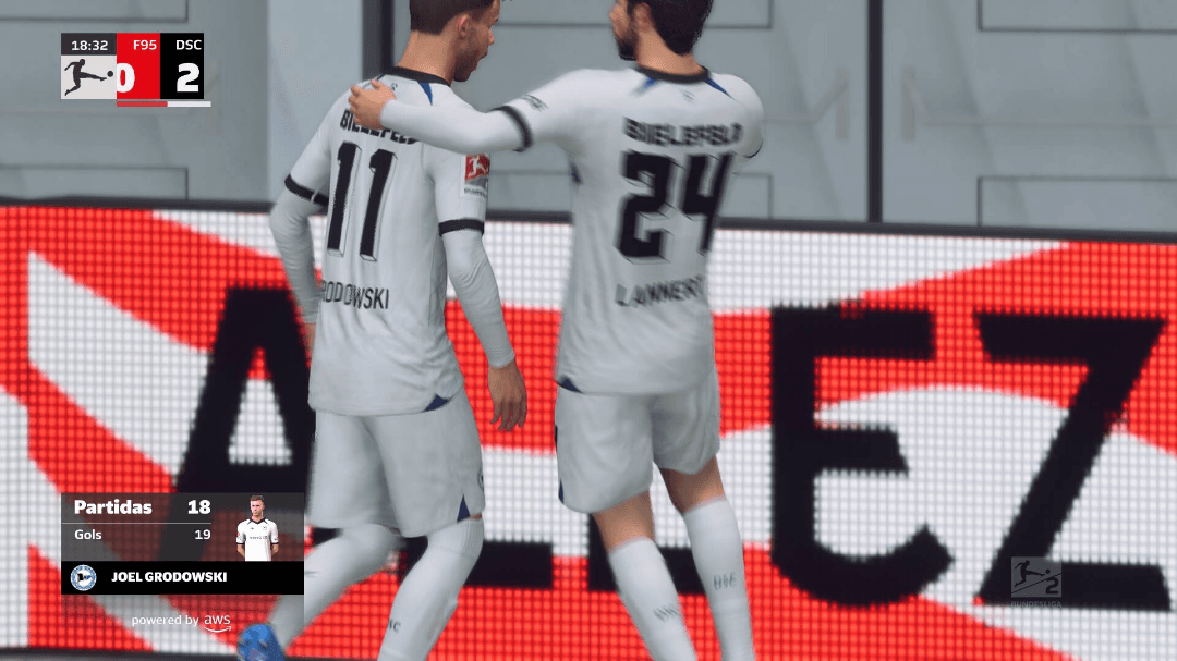 CRAQUE DO TIME!!! JOEL GRODOWSKI É O ARTILHEIRO DA BUNDESLIGA 2 COM 18 JOGOS E 19 GOLS, CRAQUE ABSURDO!!!