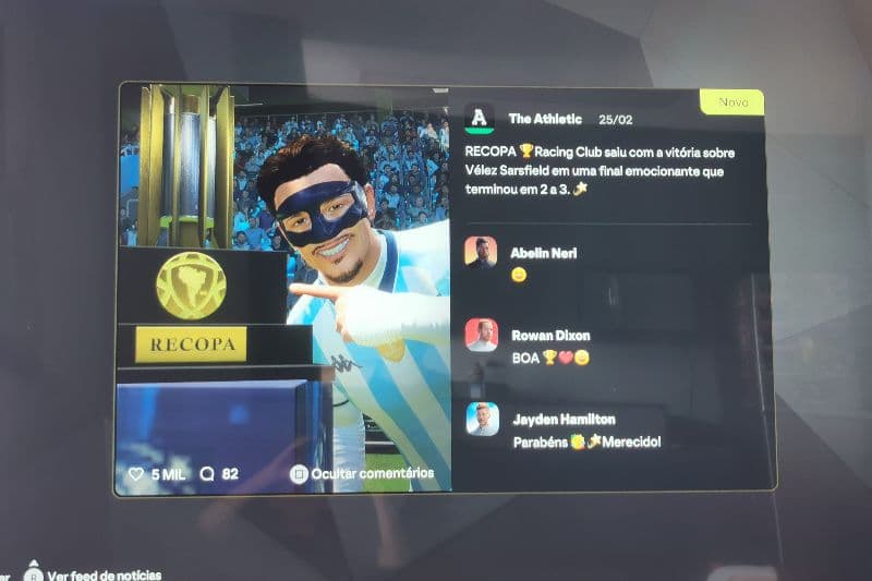 Vencemos! Na Recopa! Primeiro jogo foi difícil, mas incrivelmente levamos a vitória de 2 a 1, depois, no segundo jogo, o jogo foi ainda m…