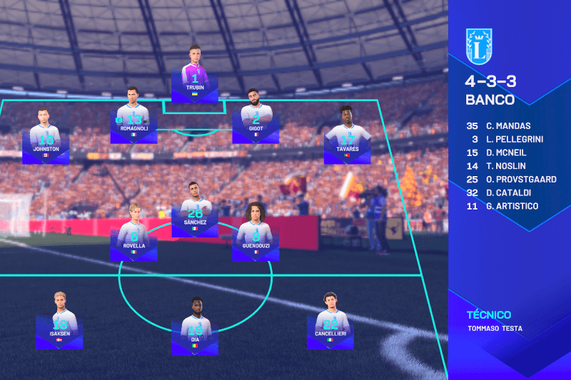 La formazione della #Lazio per il derby della Capitale Roma x Lazio #SerieAFC26🇮🇹