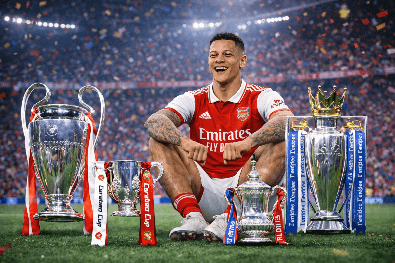 E no final da temporada conquistamos tudo oque deu!!! Vamos Arsenal, na próxima temporada tem mais