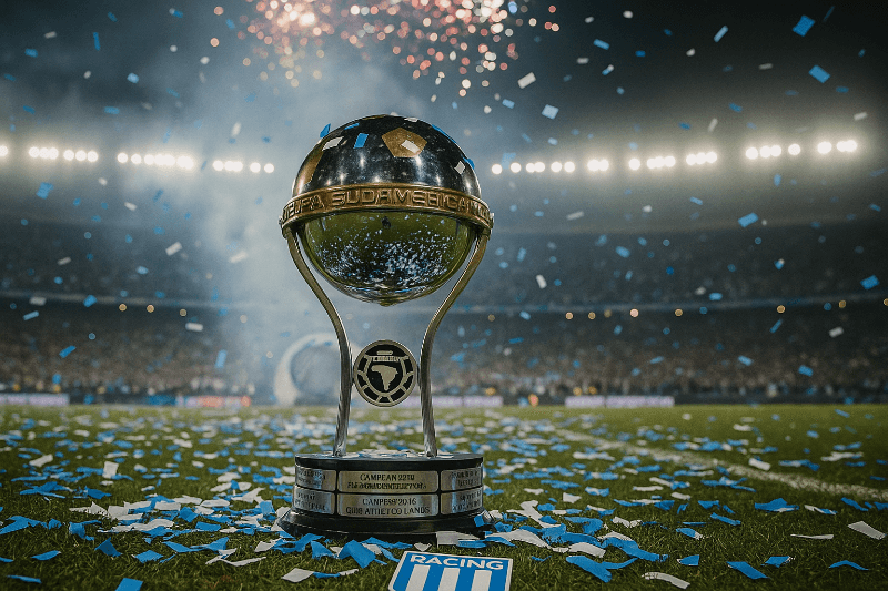 🏆🩵 Cerramos la temporada 2028 levantando la CONMEBOL Sudamericana. Orgullo por este equipo, por su entrega y por nuestra gente. Nos vem…