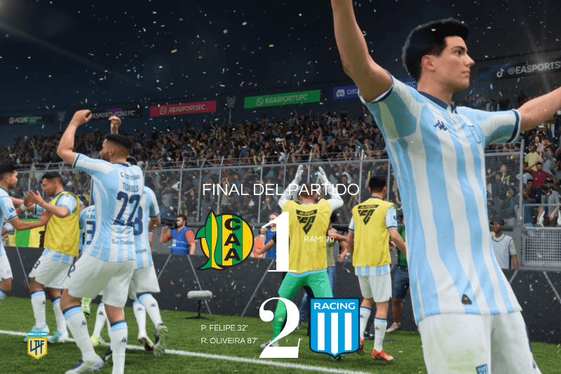 🕐 Final del partido. Aldosivi 1️⃣ – 2️⃣ Racing Triunfo trabalhado e com muita personalidade. La Academia se trae tres puntos de Mar del …