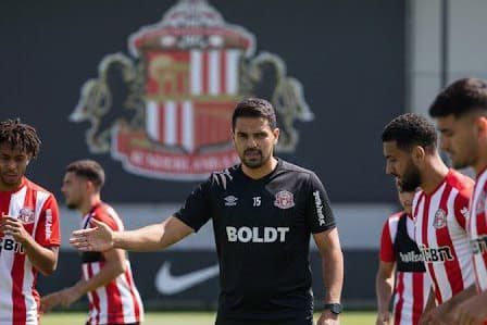 Primeiro treino no Sunderland