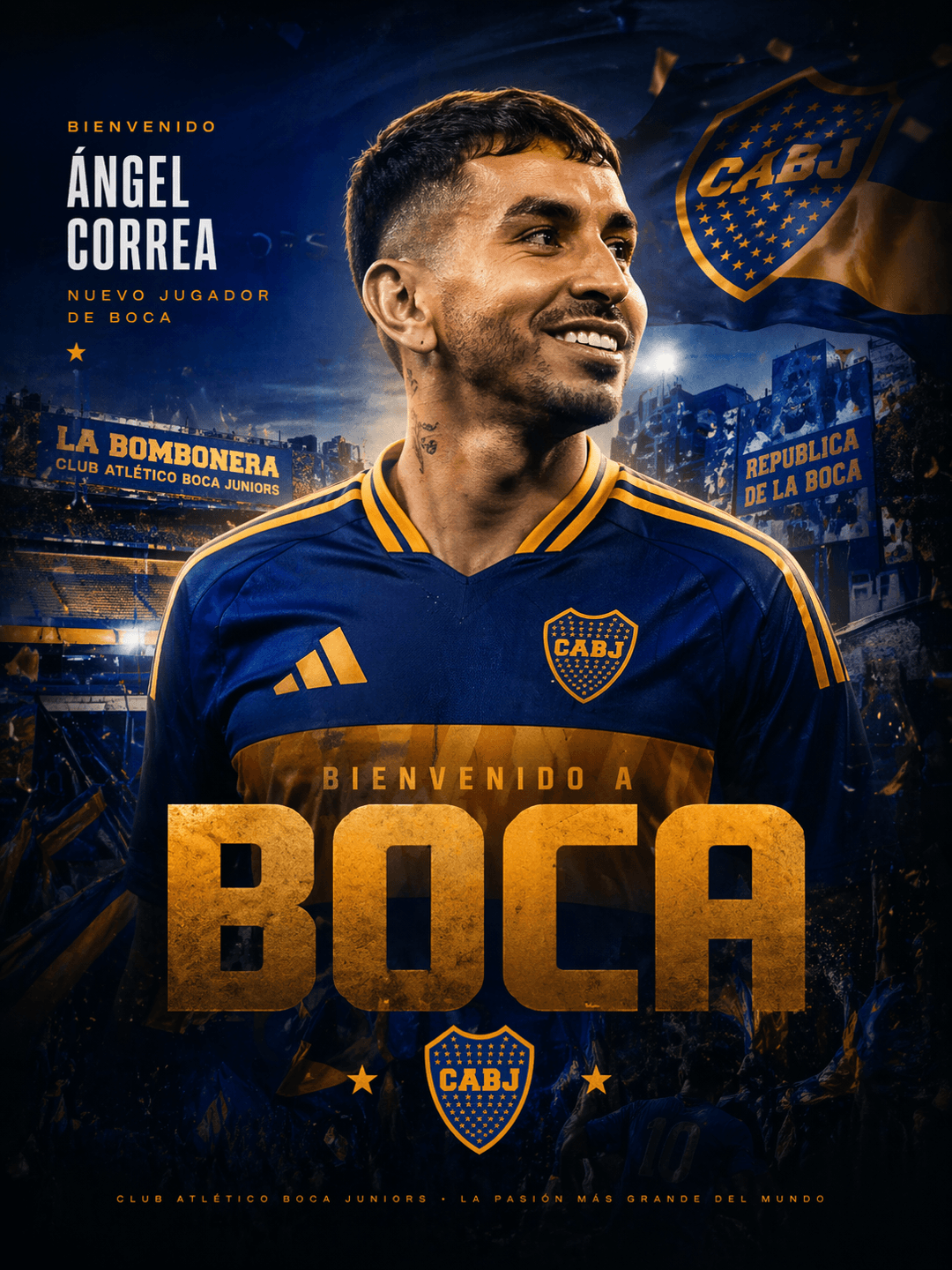 🚨 MERCADO DA BOLA O Boca Juniors acertou a contratação do atacante Ángel Correa. Livre no mercado, o argentino chega sem custos e já foi…
