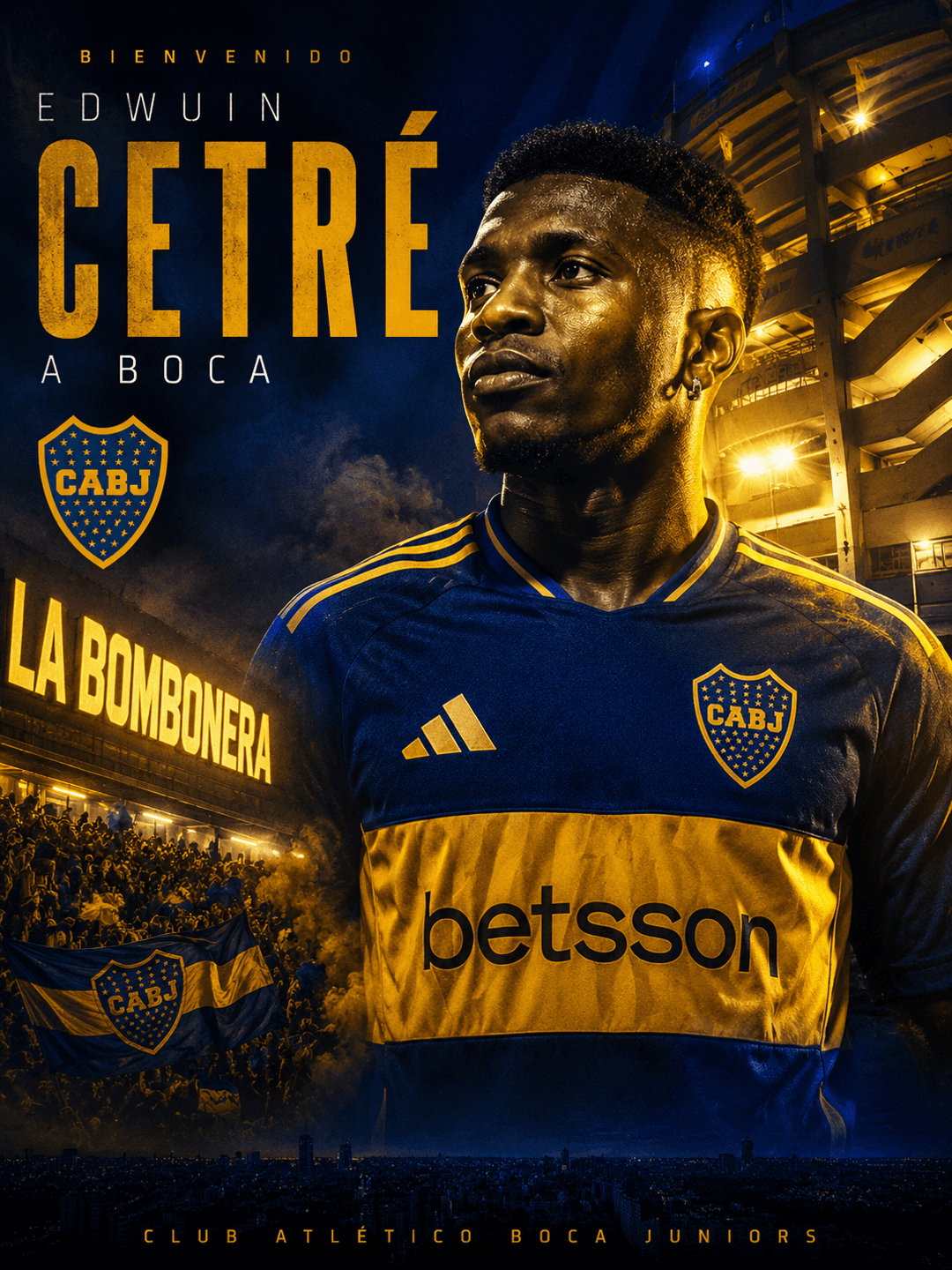 HERE WE GO! Boca Juniors anuncia sua primeira contratação para a próxima temporada! O Colômbiano Edwuin Cetré! Após jogador fazer belíssi…
