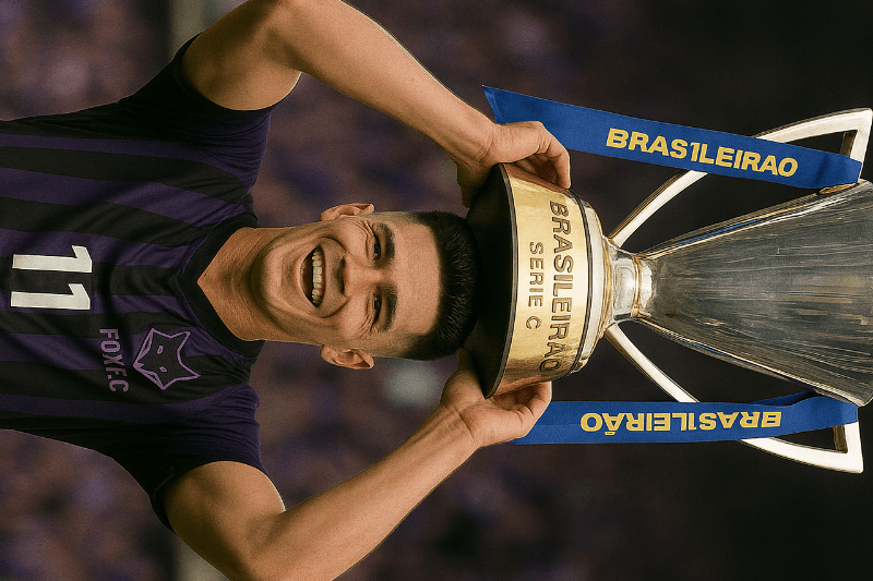 Muito feliz com o primeiro título da minha carreira, vamos por mais Fox🦊🔥 (Me perdoem pela foto de lado)