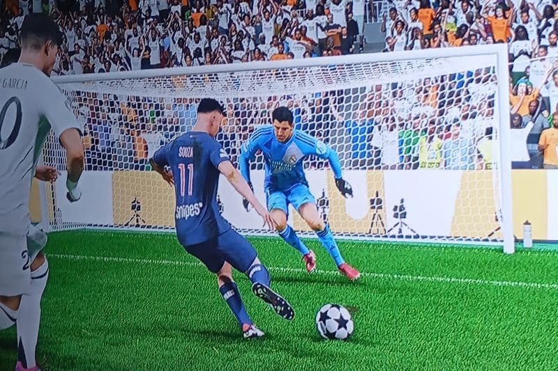 Num jogo onde estava 3x1 pro Real Madrid, onde ja estava acabado pra nós eu fiz um dos gols mais marcantes da minha carreira, espero vira…
