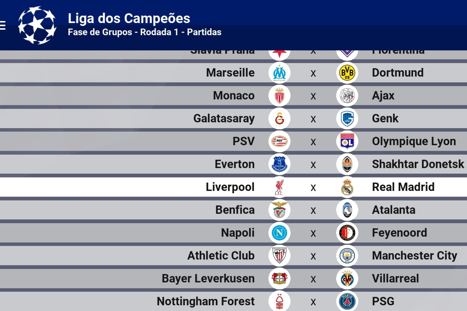 Primeira partida da Liga dos Campeões Pra cima real Madrid!!! 💪💪