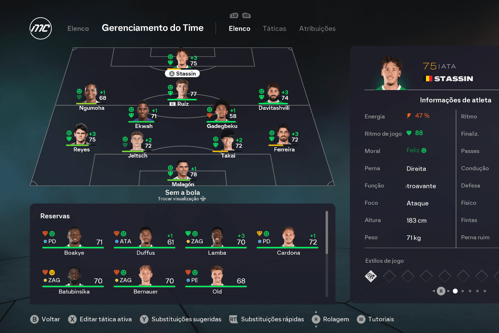 Formação para temporada do nosso técnico Lucien Delacroix,avante saint-étienne