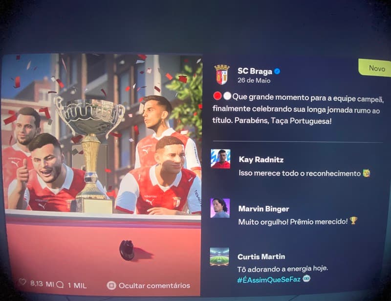 Hoje nos consagramos campeões da taça Portugal 🇵🇹 Muito feliz pelo primeiro título na carreira 💪🏽💪🏽🇵🇱