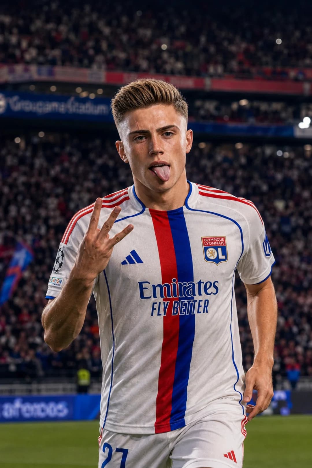 Que noite incrível, hat trick, e o gol da vitória no último minuto, vamos Lyon 🦁⚡💪