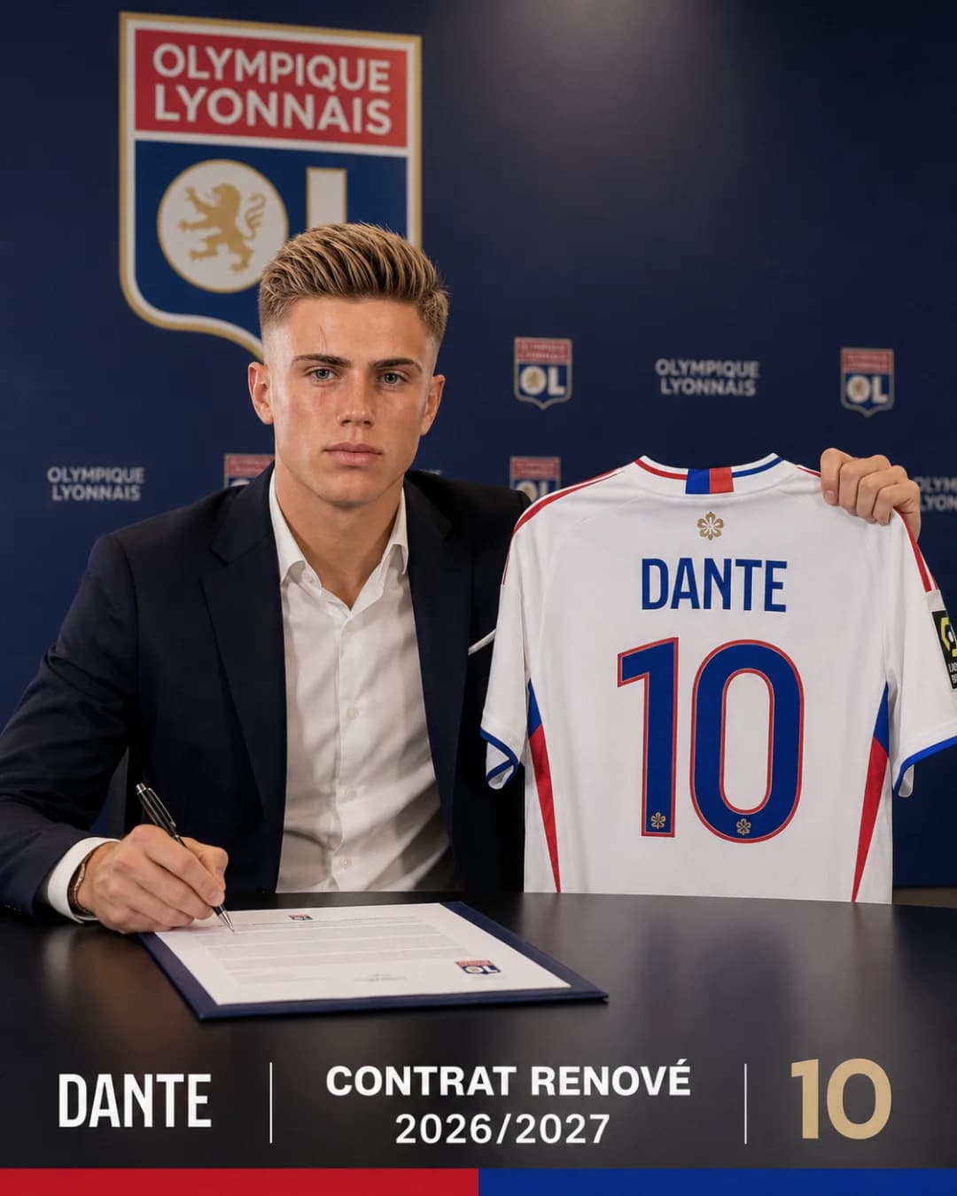 Contrato renovado com o nosso leão e assumindo a camisa 10 🦁⚡🔴🔵