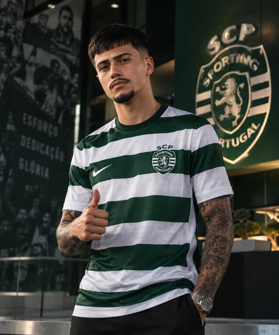 De um sonho no Brasil a uma nova casa em Portugal! 🇧🇷✈️🇵🇹 É uma honra vestir a camisa do Sporting CP. Chego com vontade de vencer e f…