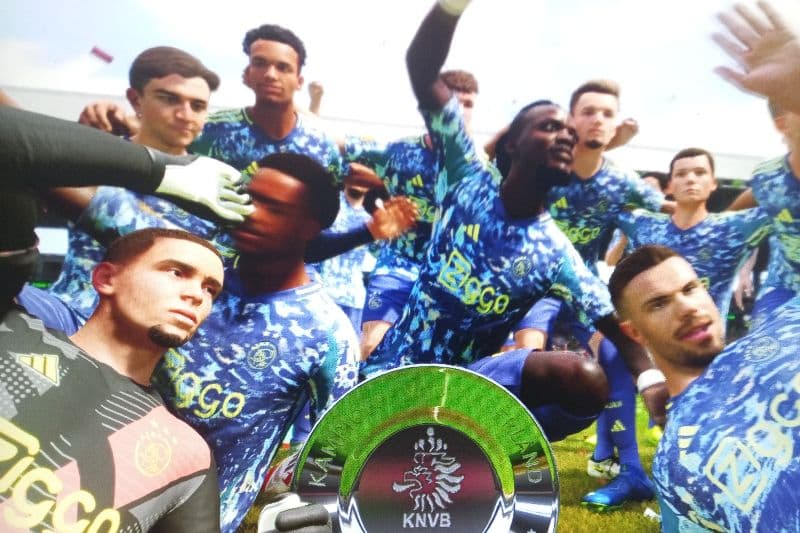 Primeiro título na carreira, conquistado no Ajax