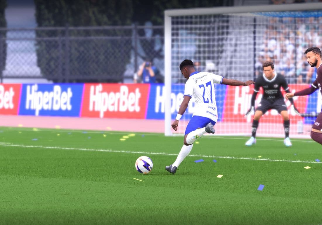 Estreia com 1 gol, e uns vitória de 2x1 contra o ferroviária +3