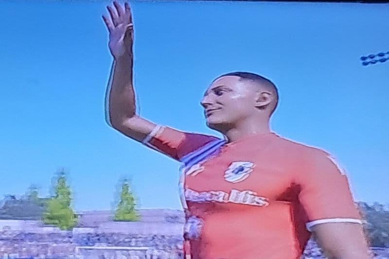 Na sua estreia miguel marca 3 gol
