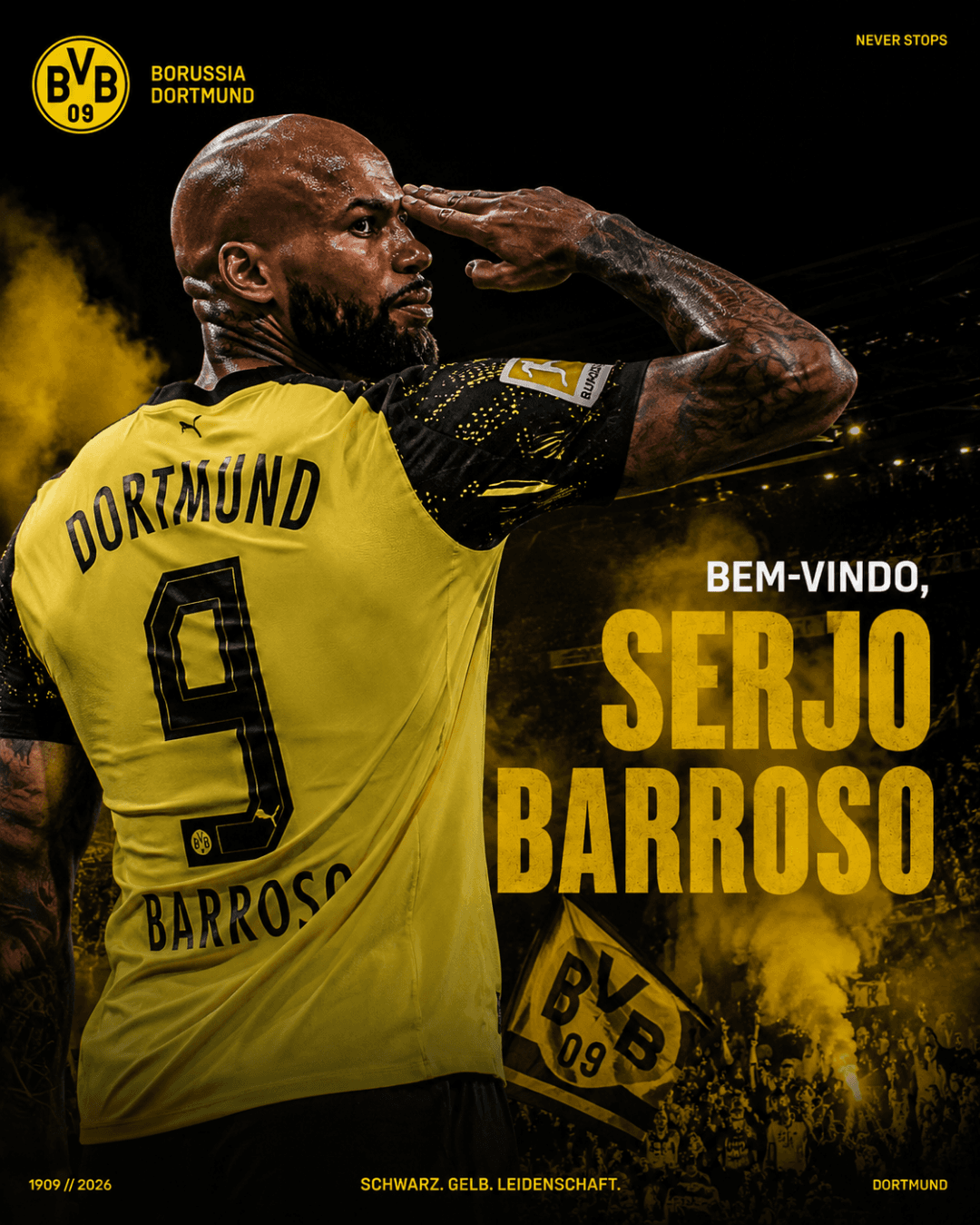 New chapter. 🇩🇪 Ready for this new challenge. 💛🖤