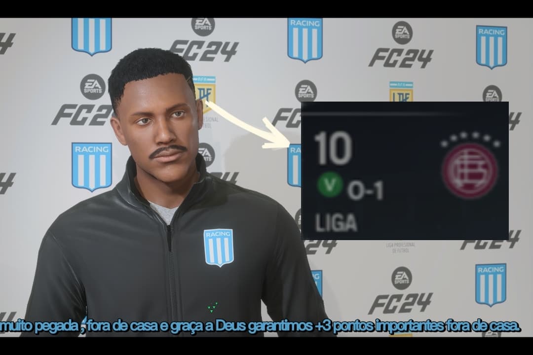 Vitória do racing🩵🤍 🩵-Vitor roque 45+1 1°tempo Fala o treinador na coletiva-''Partida muito pegada, fora de casa e graça a Deus garant…