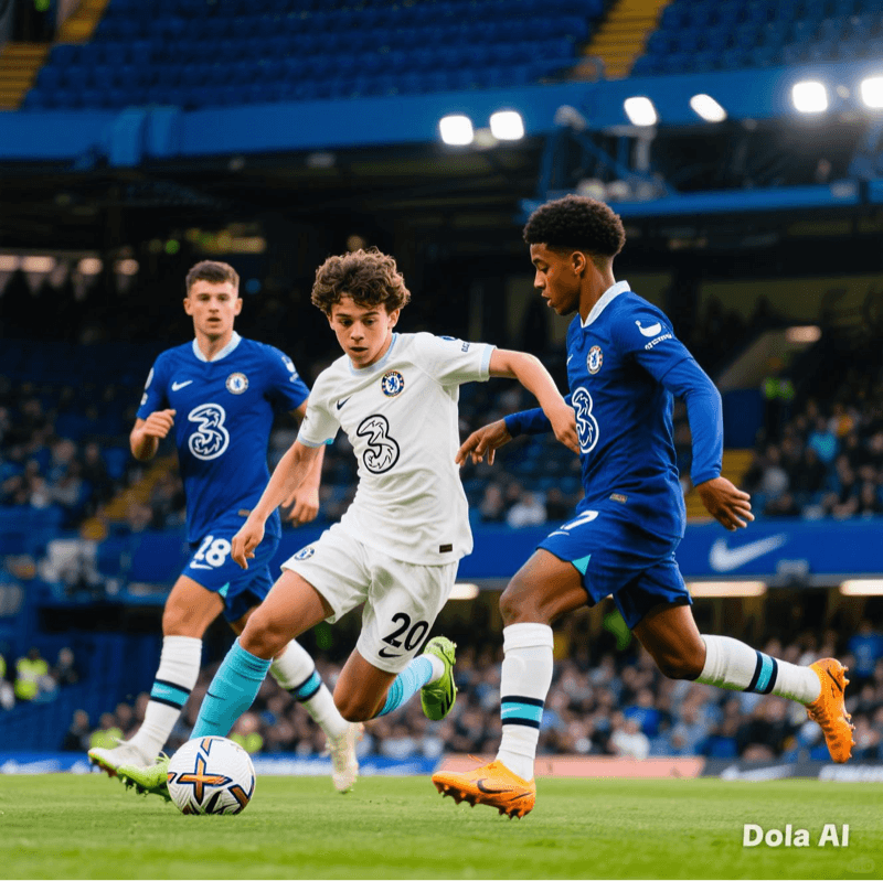 Chelsea em êxtase! 🤩 Pablo Ríos, o mago colombiano de 17 anos que custou €15M, brilha nos treinos com dribles e chutes. Promessa de craq…