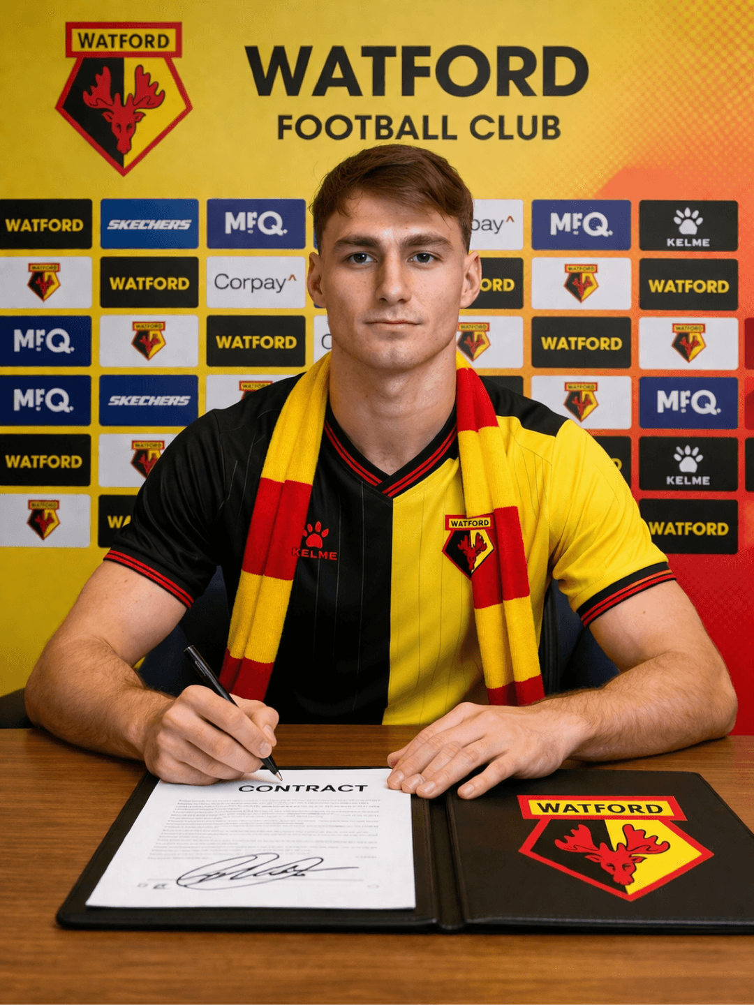 O primeiro a assinar pelo Watford Toni Fruk