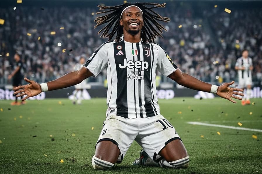 Muito feliz pelo gol. Seguimos trabalhando 🔥🙏🏻 Forza Juventus! 🇮🇹