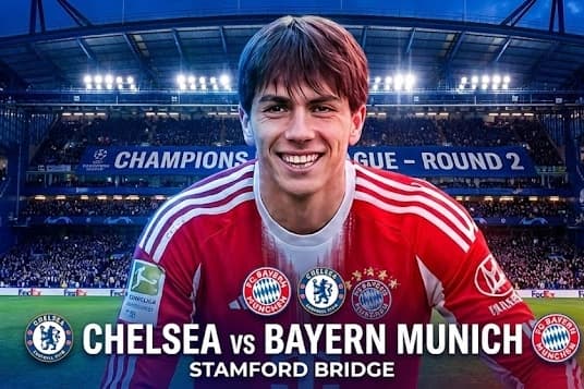 {@}[Raphael González Ramos](691bcfa06b9f1c6a34d79cf5) vai enfrentar o Chelsea no Stamford Bridge, pela segunda rodada da Champions!