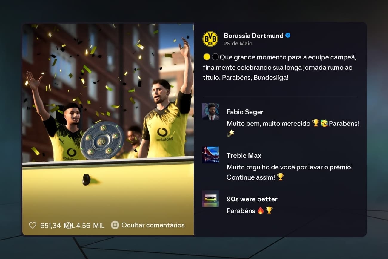 "Obrigado Borussia Dortmund" 🤝