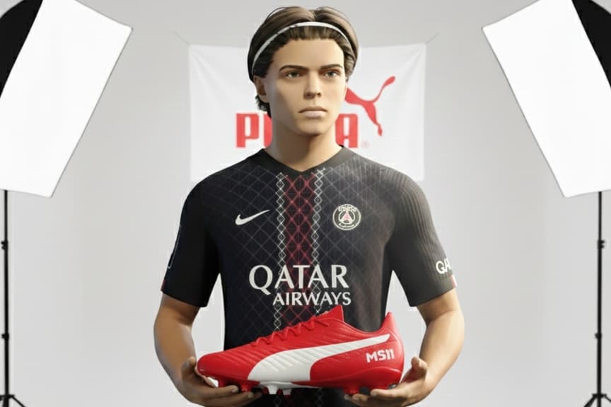 Antes do Clássico começar anunciar a nova versão de chuteira da puma a MS11