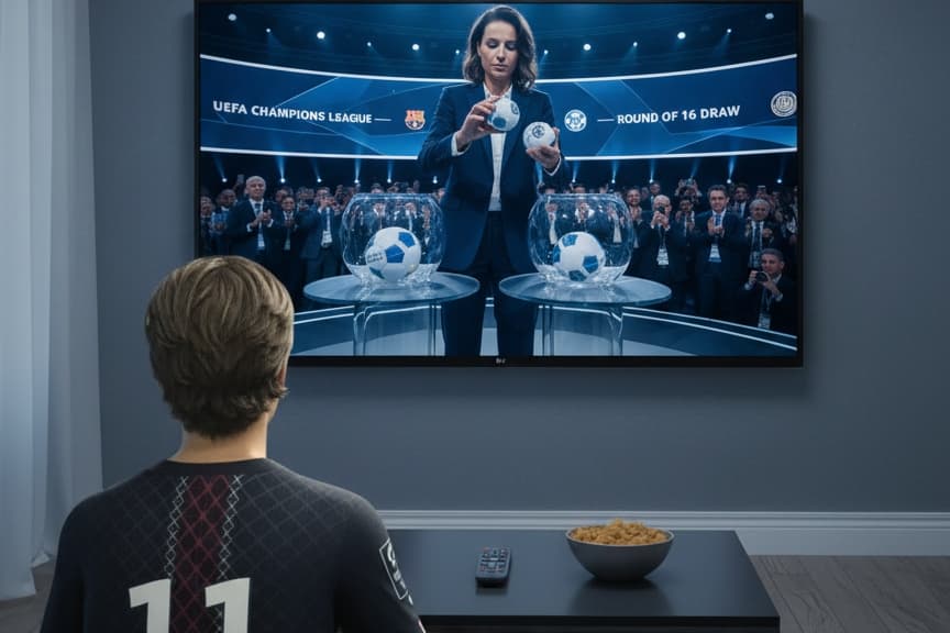 Assistindo o sorteio das oitavas da champions que foi PSG X Benfica!
