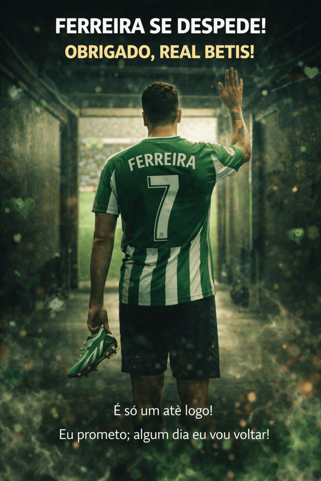 NAO SERÁ UM ADEUS. 🔥🏆🏆🏆🏆🏆🏆🏆🏆🏆🔥 VAMOS AVANTE BETIS TORCO POR OUTRO LADO! PORÉM AINDA NAO SERA O ADEUS! 🥺🟢 BETICO ATE O FIM!🔥