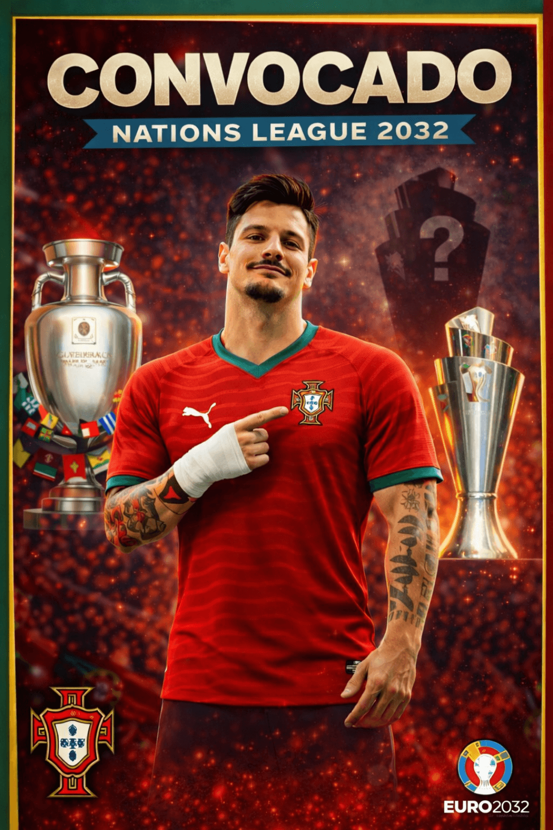 Ferreira é convocado para a Nations League 2032 e chega como esperança de título para Portugal. Após grandes atuações, o craque quer lide…