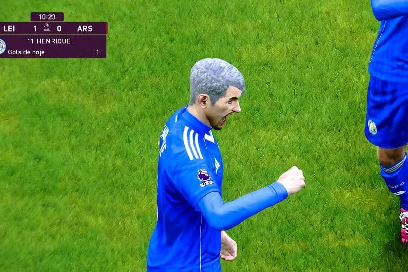 🏴Excellent 1-0 victory against Arsenal at home, I managed to help my team with 1 goal. 🇧🇷Excelente vitória contra o Arsena…