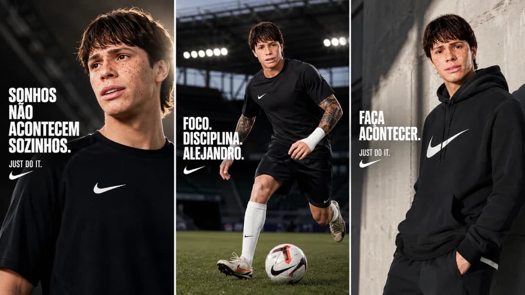 Foco e determinação Nike