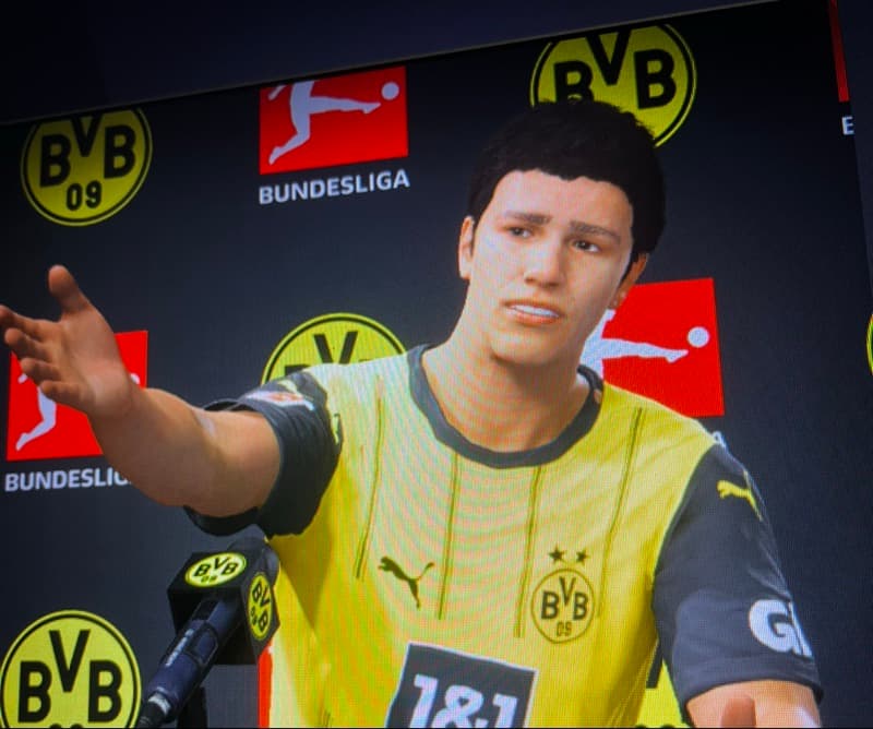 Minha primeira coletiva no dortmund