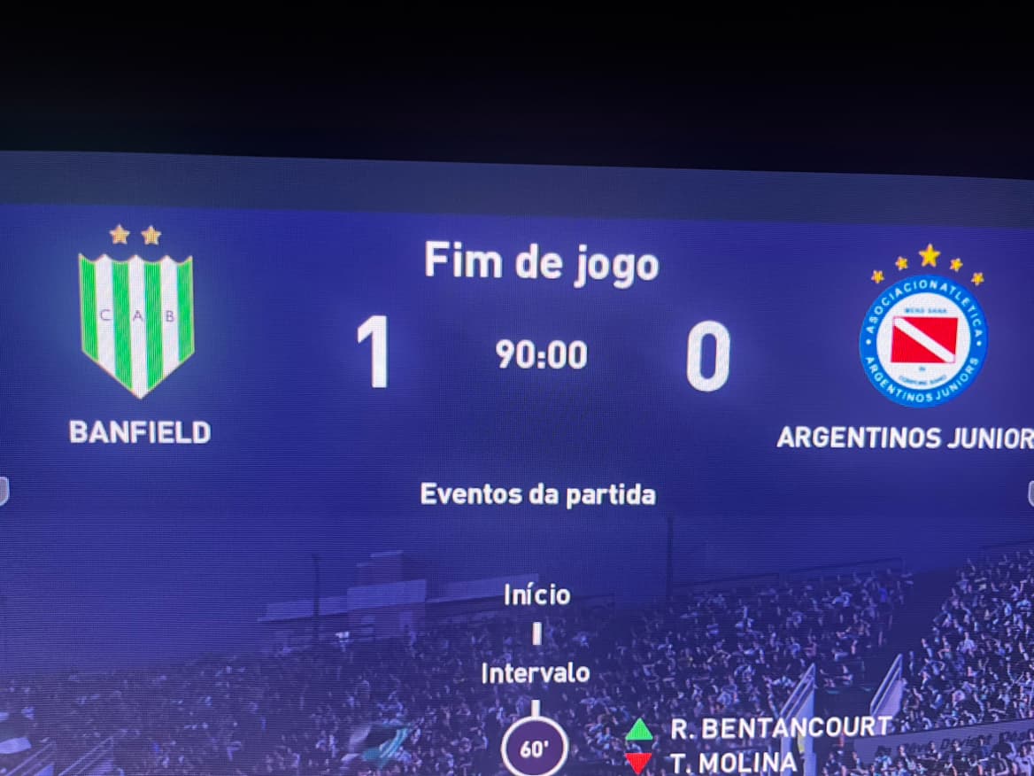 Primeira partida, profissional do menino de ouro, uma assistência para a vitória na copa Argentina 🙌🏼⚡️ #vamosbanfield