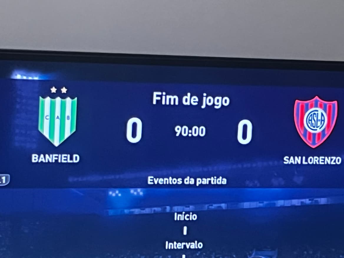 Mateo entra no 2º Tempo, mas nada muda. 0 a 0 na estreia da liga Argentina #vamosbanfield
