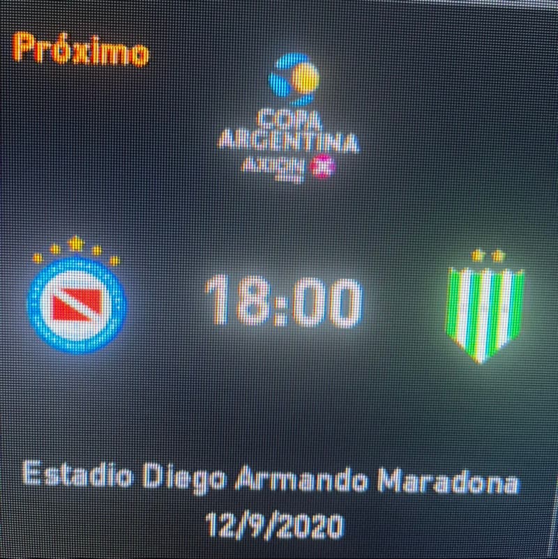 Próxima partida válida pela Copa Argentina. 1 a 0 na Ida, Mateo em Campo! #vamosbanfield