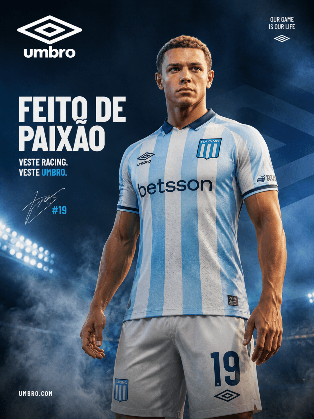 Valeu Umbro obrigado pela oportunidade vamos brilhar juntos