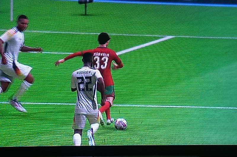 Fim do 1 tempo 1 a 1 Portugal X Alemanha e com direito a um gol do João Félix!!